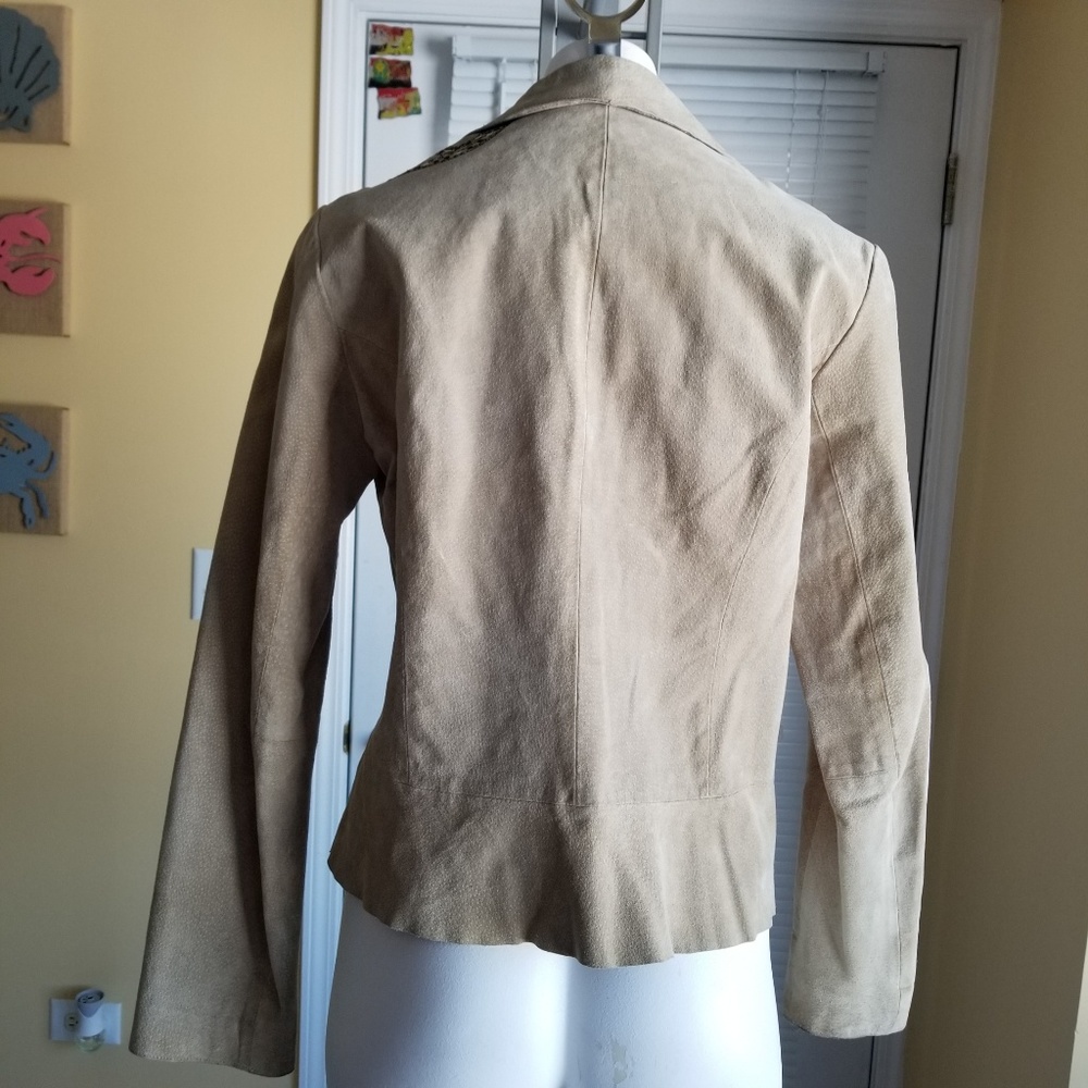 Wilson's embroidered leather jacket (L) - Picture 5 of 6